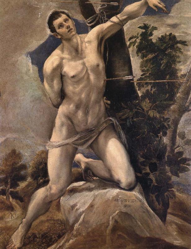 St Sebastian, El Greco